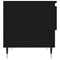 vidaXL Coffee Table Black 50x46x50 cm Engineered Wood
