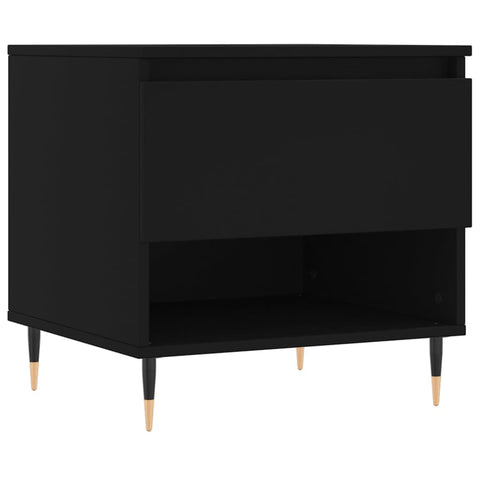 vidaXL Coffee Tables 2 pcs Black 50x46x50 cm Engineered Wood