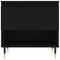 vidaXL Coffee Tables 2 pcs Black 50x46x50 cm Engineered Wood