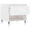 vidaXL Coffee Table High Gloss White 50x46x50 cm Engineered Wood