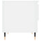 vidaXL Coffee Table High Gloss White 50x46x50 cm Engineered Wood