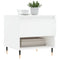 vidaXL Coffee Tables 2 pcs High Gloss White 50x46x50 cm Engineered Wood