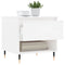 vidaXL Coffee Tables 2 pcs High Gloss White 50x46x50 cm Engineered Wood