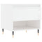 vidaXL Coffee Tables 2 pcs High Gloss White 50x46x50 cm Engineered Wood