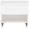 vidaXL Coffee Tables 2 pcs High Gloss White 50x46x50 cm Engineered Wood