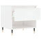 vidaXL Coffee Tables 2 pcs High Gloss White 50x46x50 cm Engineered Wood
