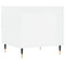 vidaXL Coffee Tables 2 pcs High Gloss White 50x46x50 cm Engineered Wood