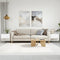 vidaXL Coffee Tables 2 pcs High Gloss White 50x46x50 cm Engineered Wood