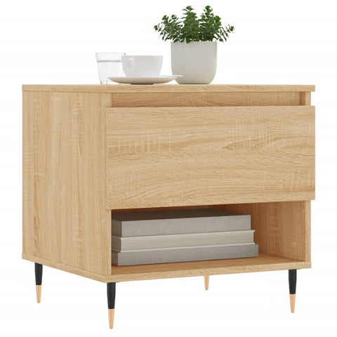 vidaXL Coffee Tables 2 pcs Sonoma Oak 50x46x50 cm Engineered Wood