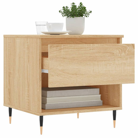 vidaXL Coffee Tables 2 pcs Sonoma Oak 50x46x50 cm Engineered Wood