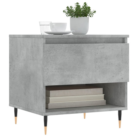 vidaXL Coffee Table Concrete Grey 50x46x50 cm Engineered Wood