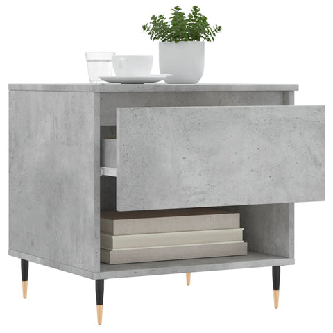 vidaXL Coffee Table Concrete Grey 50x46x50 cm Engineered Wood