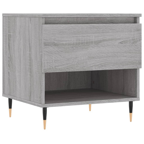vidaXL Coffee Table Grey Sonoma 50x46x50 cm Engineered Wood