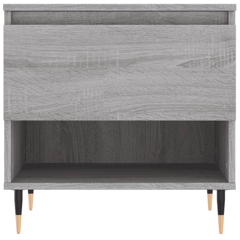 vidaXL Coffee Table Grey Sonoma 50x46x50 cm Engineered Wood