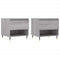 vidaXL Coffee Tables 2 pcs Grey Sonoma 50x46x50 cm Engineered Wood