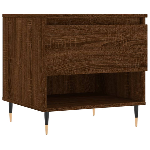 vidaXL Coffee Table Brown Oak 50x46x50 cm Engineered Wood