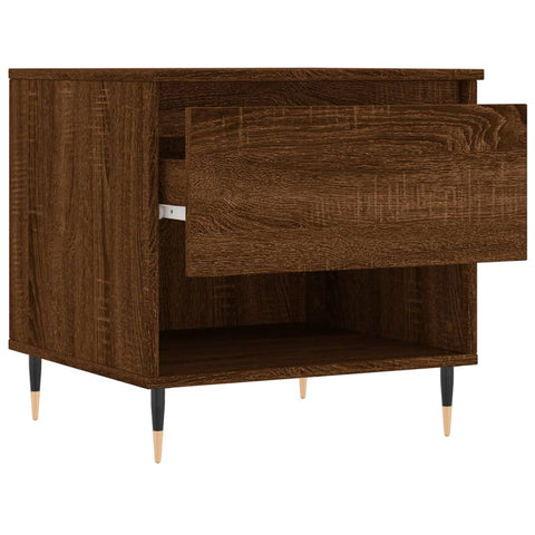 vidaXL Coffee Table Brown Oak 50x46x50 cm Engineered Wood