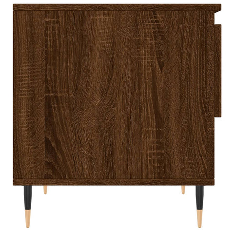 vidaXL Coffee Table Brown Oak 50x46x50 cm Engineered Wood