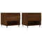 vidaXL Coffee Tables 2 pcs Brown Oak 50x46x50 cm Engineered Wood