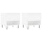 vidaXL Coffee Tables 2 pcs White 50x46x50 cm Engineered Wood