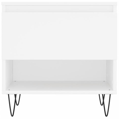 vidaXL Coffee Tables 2 pcs White 50x46x50 cm Engineered Wood