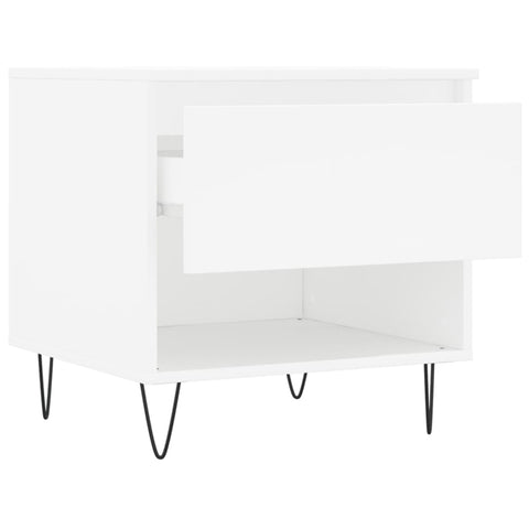 vidaXL Coffee Tables 2 pcs White 50x46x50 cm Engineered Wood