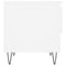vidaXL Coffee Tables 2 pcs White 50x46x50 cm Engineered Wood