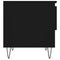 vidaXL Coffee Table Black 50x46x50 cm Engineered Wood