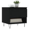 vidaXL Coffee Tables 2 pcs Black 50x46x50 cm Engineered Wood