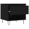 vidaXL Coffee Tables 2 pcs Black 50x46x50 cm Engineered Wood