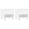 vidaXL Coffee Tables 2 pcs High Gloss White 50x46x50 cm Engineered Wood