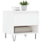 vidaXL Coffee Tables 2 pcs High Gloss White 50x46x50 cm Engineered Wood