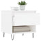 vidaXL Coffee Tables 2 pcs High Gloss White 50x46x50 cm Engineered Wood