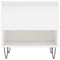 vidaXL Coffee Tables 2 pcs High Gloss White 50x46x50 cm Engineered Wood