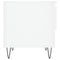vidaXL Coffee Tables 2 pcs High Gloss White 50x46x50 cm Engineered Wood