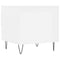 vidaXL Coffee Tables 2 pcs High Gloss White 50x46x50 cm Engineered Wood