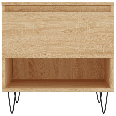vidaXL Coffee Tables 2 pcs Sonoma Oak 50x46x50 cm Engineered Wood