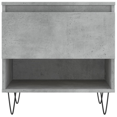 vidaXL Coffee Table Concrete Grey 50x46x50 cm Engineered Wood