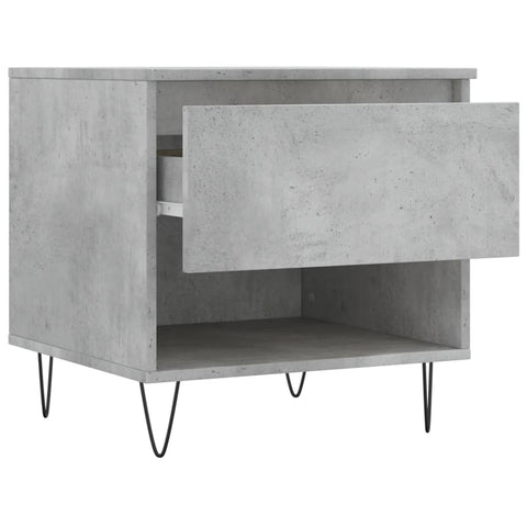 vidaXL Coffee Table Concrete Grey 50x46x50 cm Engineered Wood