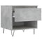 vidaXL Coffee Table Concrete Grey 50x46x50 cm Engineered Wood