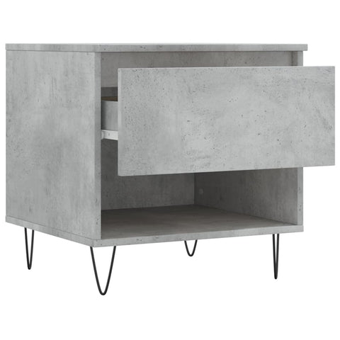 vidaXL Coffee Tables 2 pcs Concrete Grey 50x46x50 cm Engineered Wood
