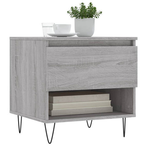 vidaXL Coffee Tables 2 pcs Grey Sonoma 50x46x50 cm Engineered Wood