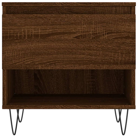 vidaXL Coffee Table Brown Oak 50x46x50 cm Engineered Wood