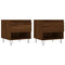 vidaXL Coffee Tables 2 pcs Brown Oak 50x46x50 cm Engineered Wood