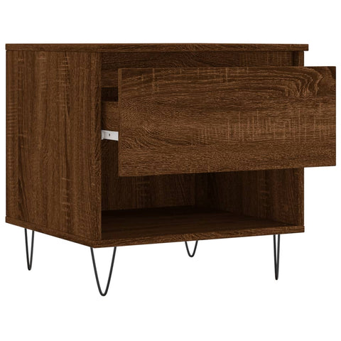 vidaXL Coffee Tables 2 pcs Brown Oak 50x46x50 cm Engineered Wood