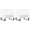 vidaXL Coffee Tables 2 pcs White 50x46x50 cm Engineered Wood