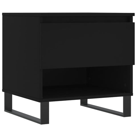 vidaXL Coffee Table Black 50x46x50 cm Engineered Wood