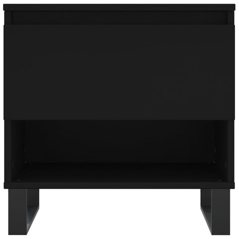 vidaXL Coffee Table Black 50x46x50 cm Engineered Wood