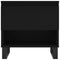 vidaXL Coffee Table Black 50x46x50 cm Engineered Wood
