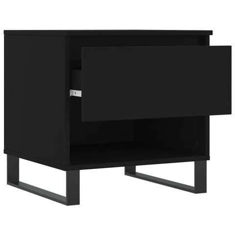 vidaXL Coffee Table Black 50x46x50 cm Engineered Wood